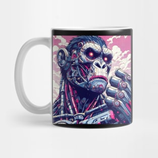 Cyborg Monkey Mug